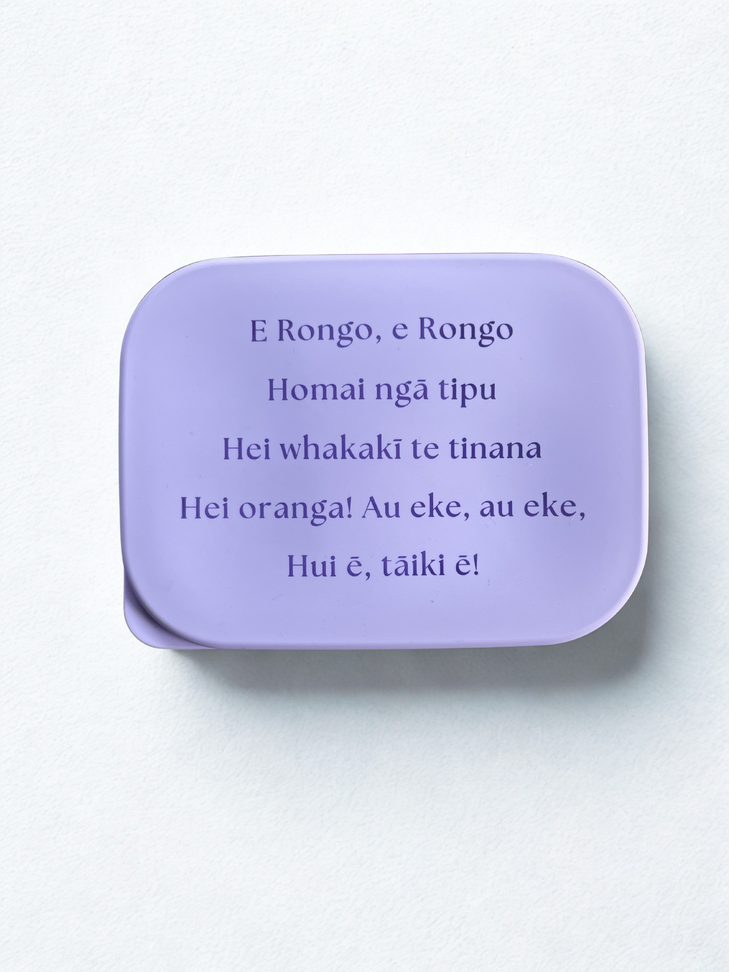Stainless Steel Pouaka Kai Māhoe (purple)
