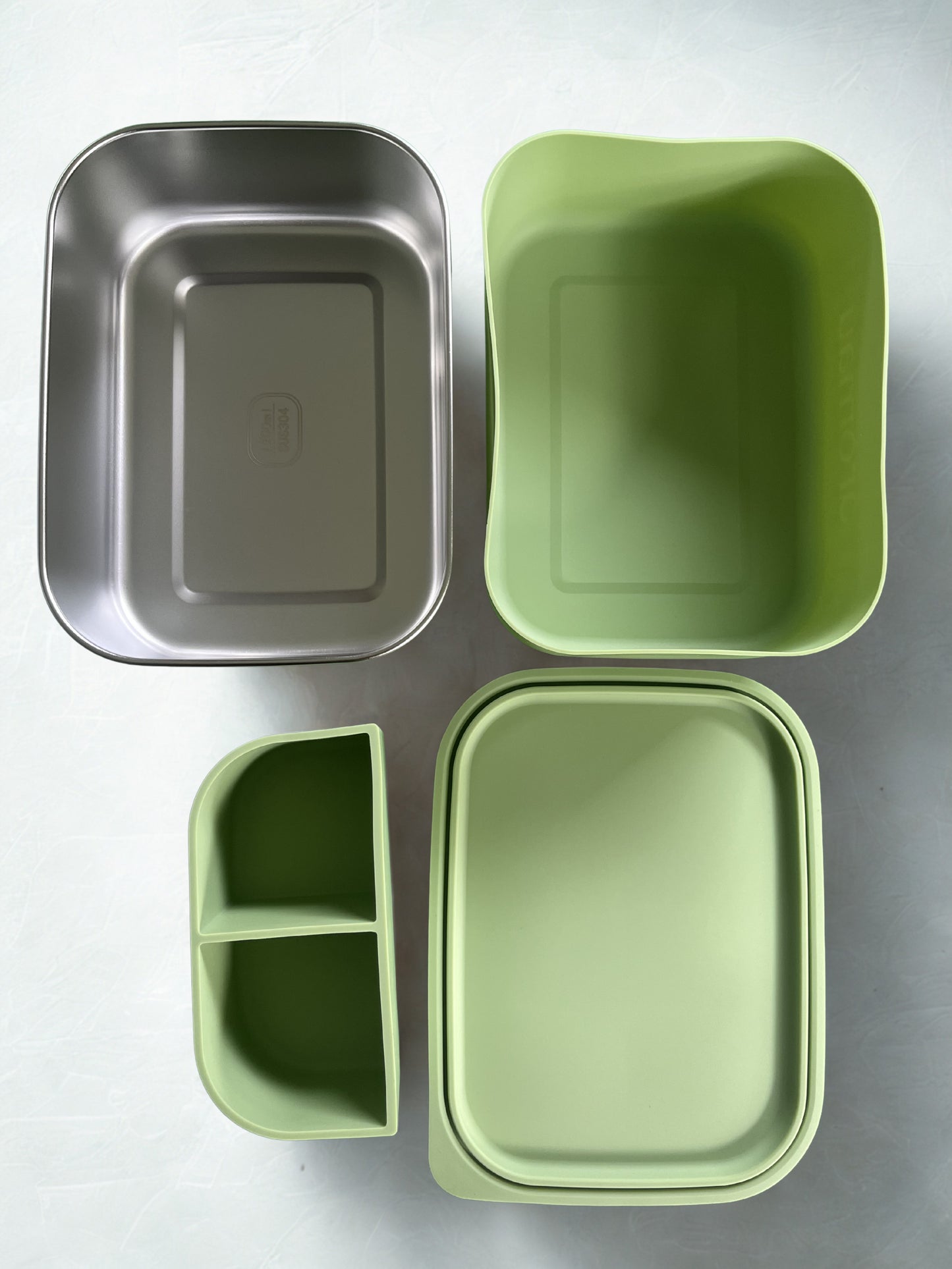 Stainless Steel Pouaka Kai Kūtai (green)
