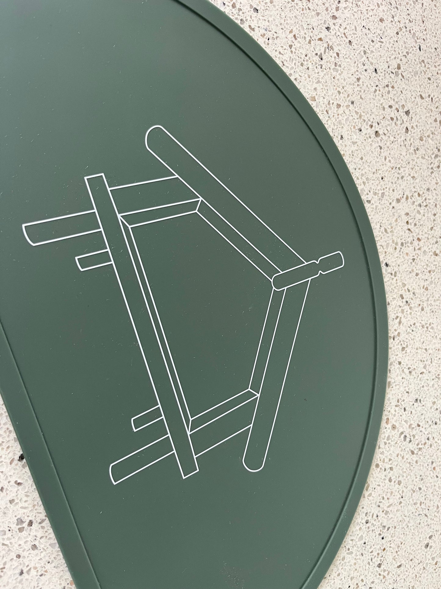 Pātaka Kai Placemat Kawakawa