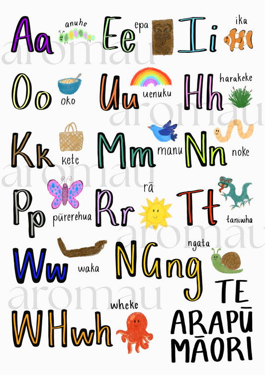 Te Arapū Māori print